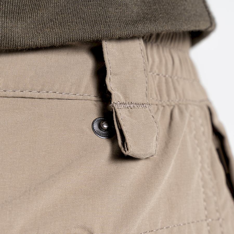 Khaki Craghoppers NosiLife Cargo II Men's Trousers | ZVK7121NE