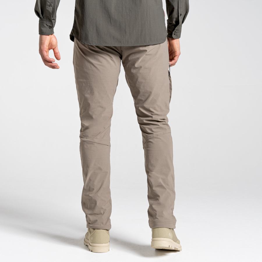 Khaki Craghoppers NosiLife Pro Active Men's Trousers | QOJ7971VV