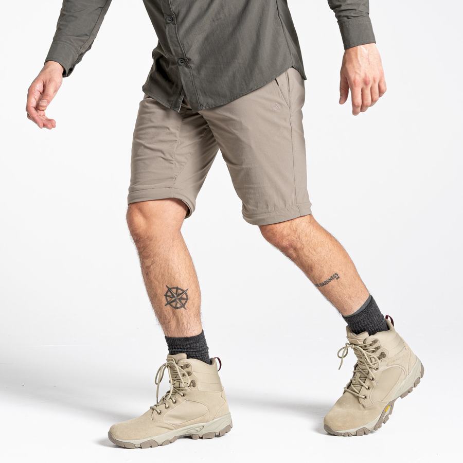 Khaki Craghoppers NosiLife Pro II Men's Trousers | EEG7579HZ