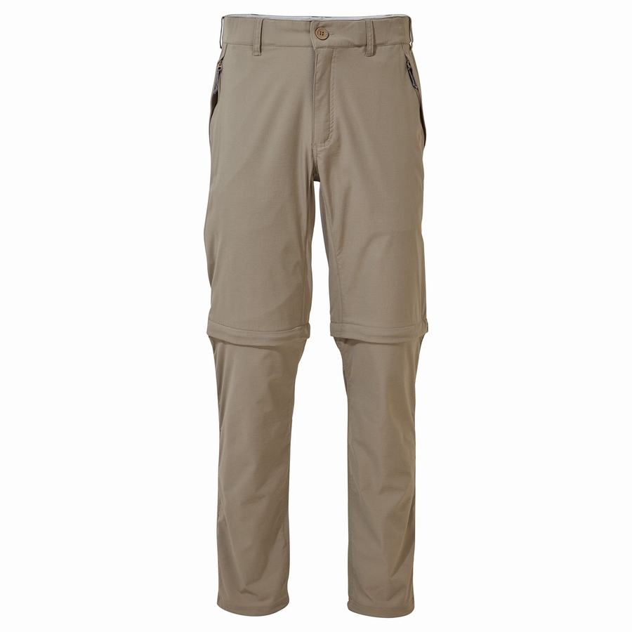 Khaki Craghoppers NosiLife Pro II Men's Trousers | EEG7579HZ