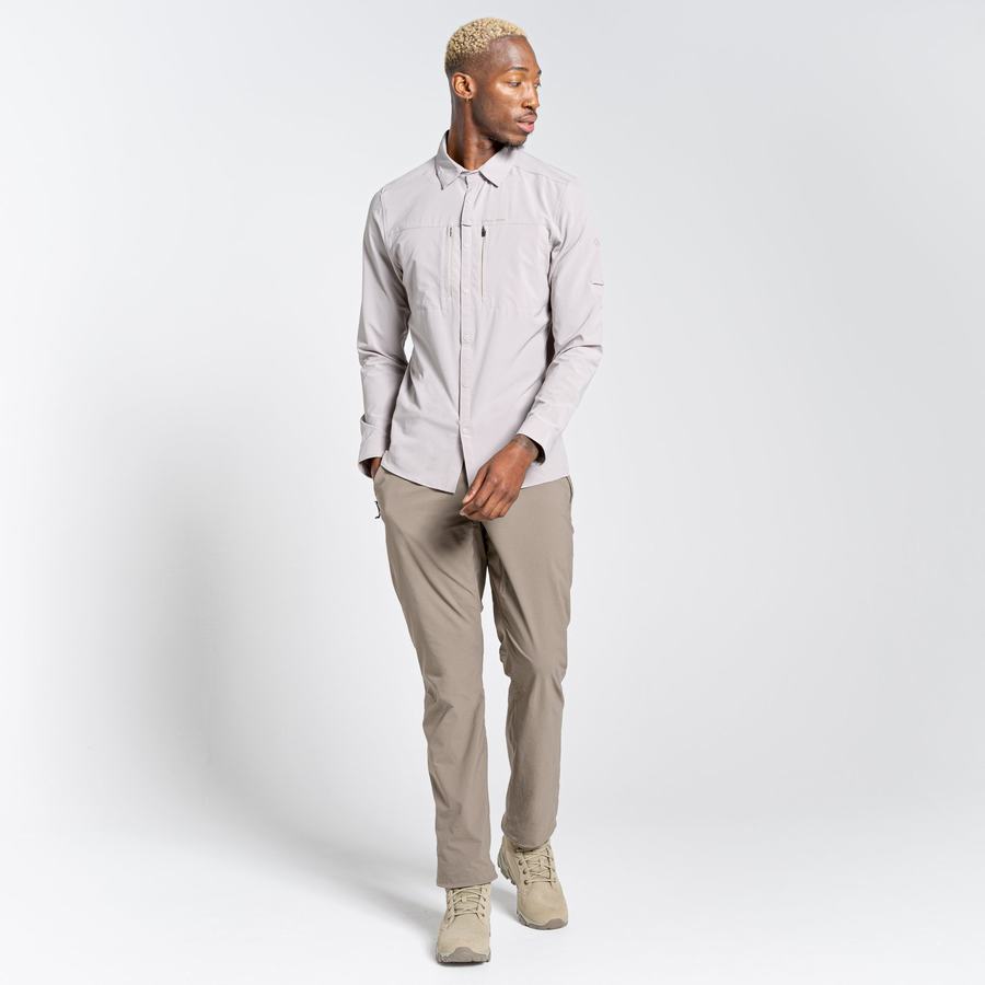 Khaki Craghoppers NosiLife Pro II Men's Trousers | TWI6348MI