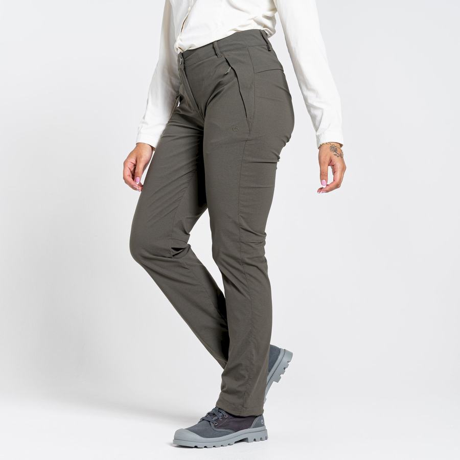 Khaki Craghoppers NosiLife Pro II Women's Trousers | ZKP4538JL