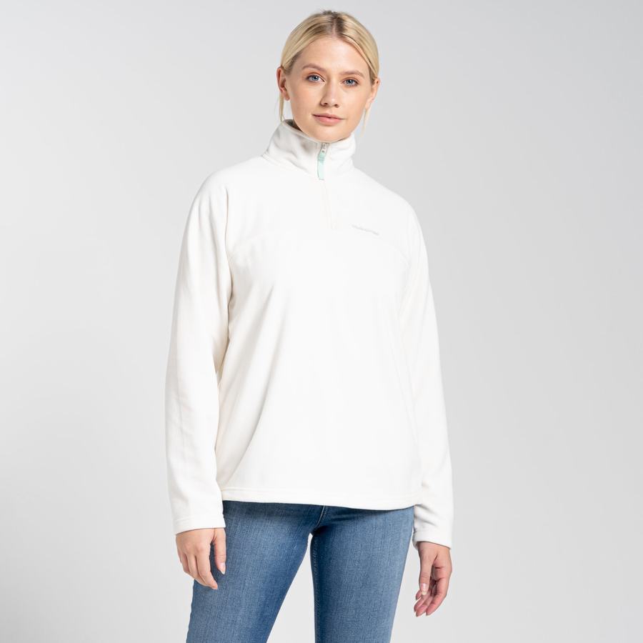 Light Blue Craghoppers Cabrillo Half Zip Women's Sweaters | LAC9911IJ