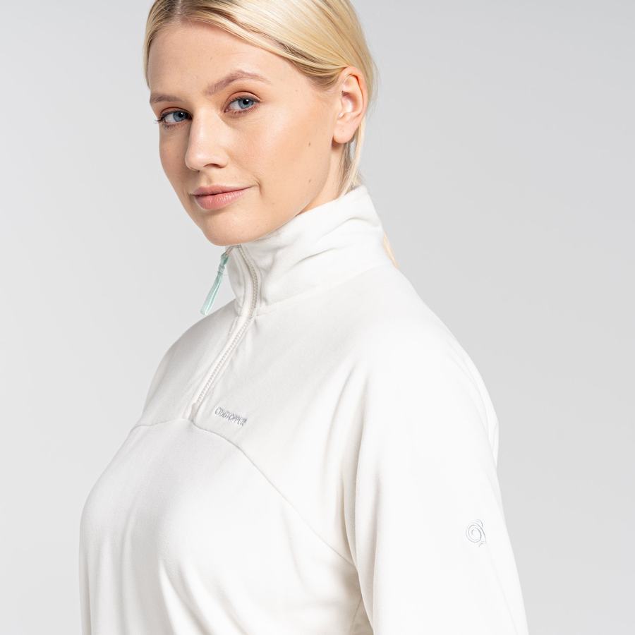 Light Blue Craghoppers Cabrillo Half Zip Women's Sweaters | LAC9911IJ