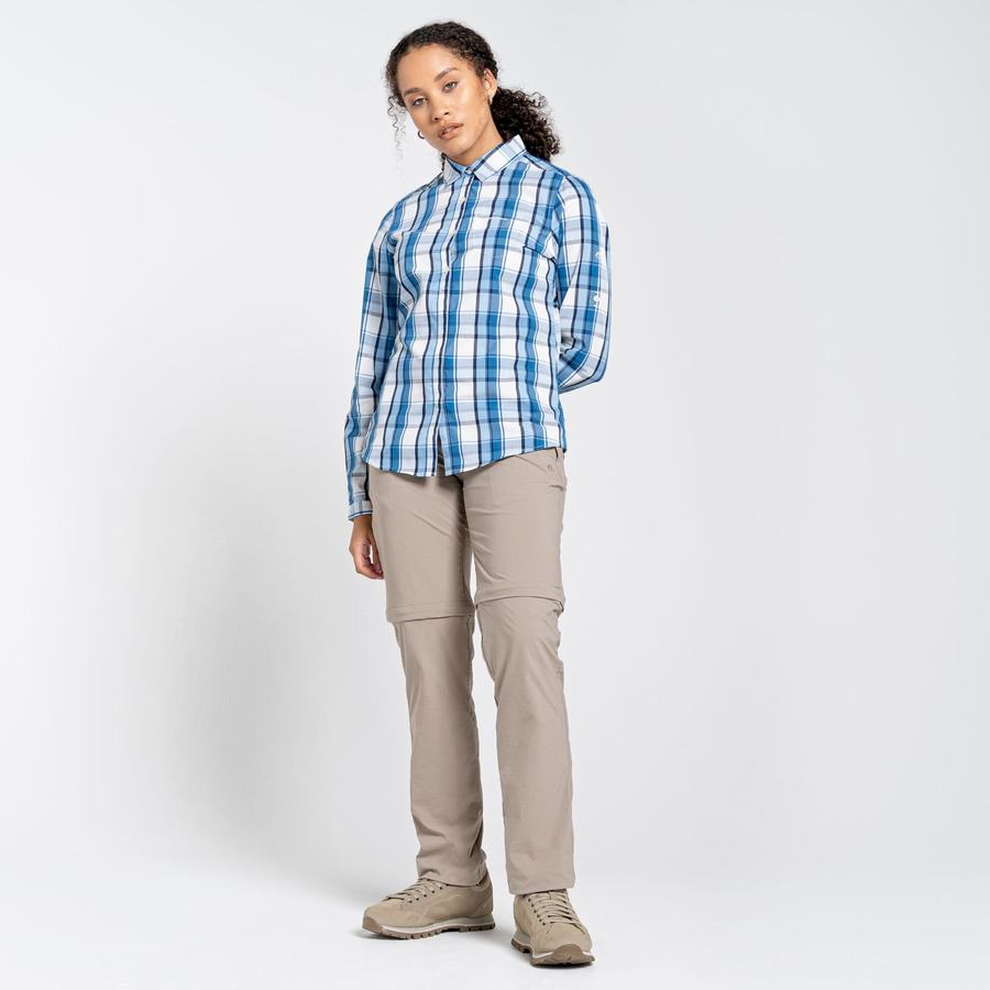 Light Brown Craghoppers NosiLife Pro II Women's Trousers | FYQ4444UB