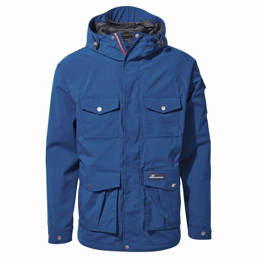 Navy Blue Craghoppers Canyon Men\'s Jackets | JZA7549IL