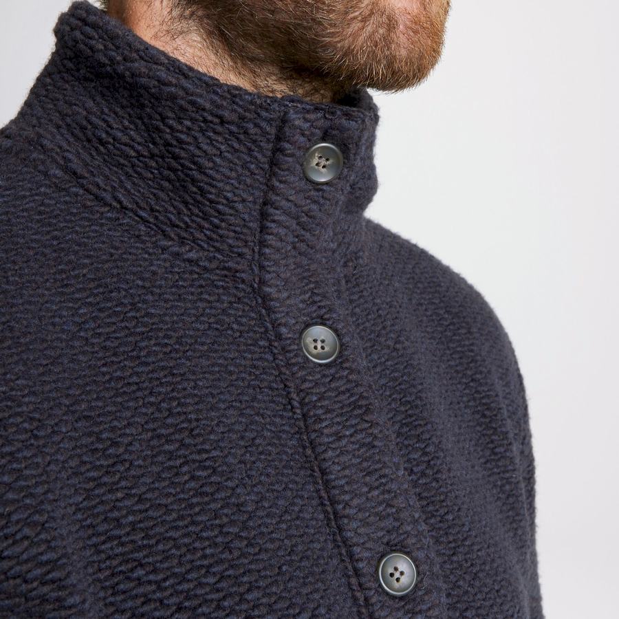 Navy Blue Craghoppers Ramsay Overhead Pullover Men's Sweaters | PGF2533YX