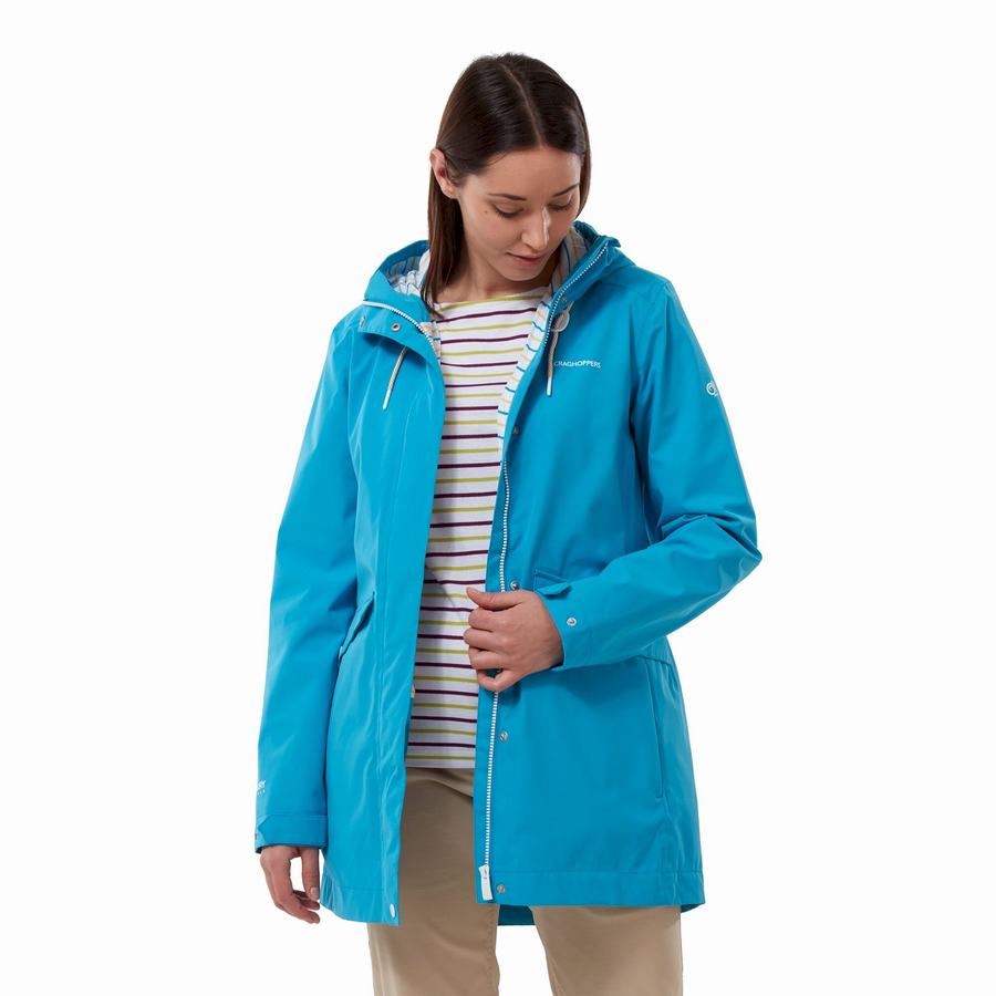 Navy Blue Craghoppers Waterproof Salia Women's Jackets | GRM5730JN