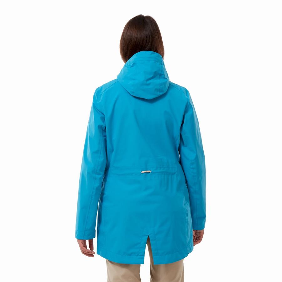 Navy Blue Craghoppers Waterproof Salia Women's Jackets | GRM5730JN