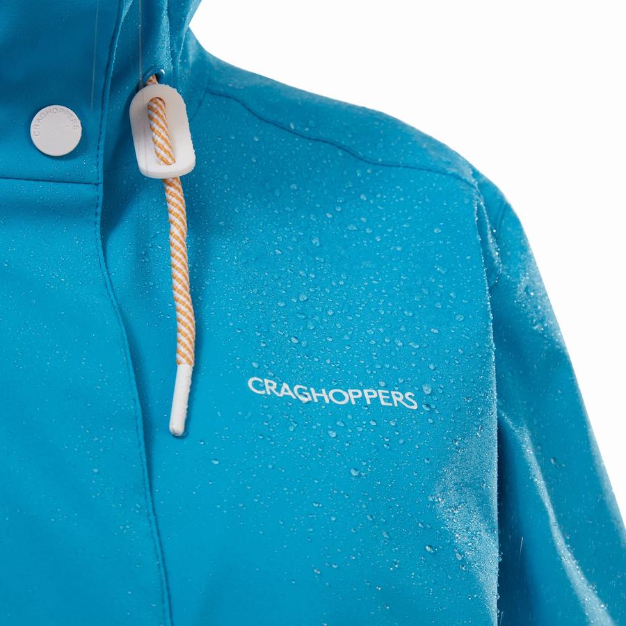 Navy Blue Craghoppers Waterproof Salia Women's Jackets | GRM5730JN