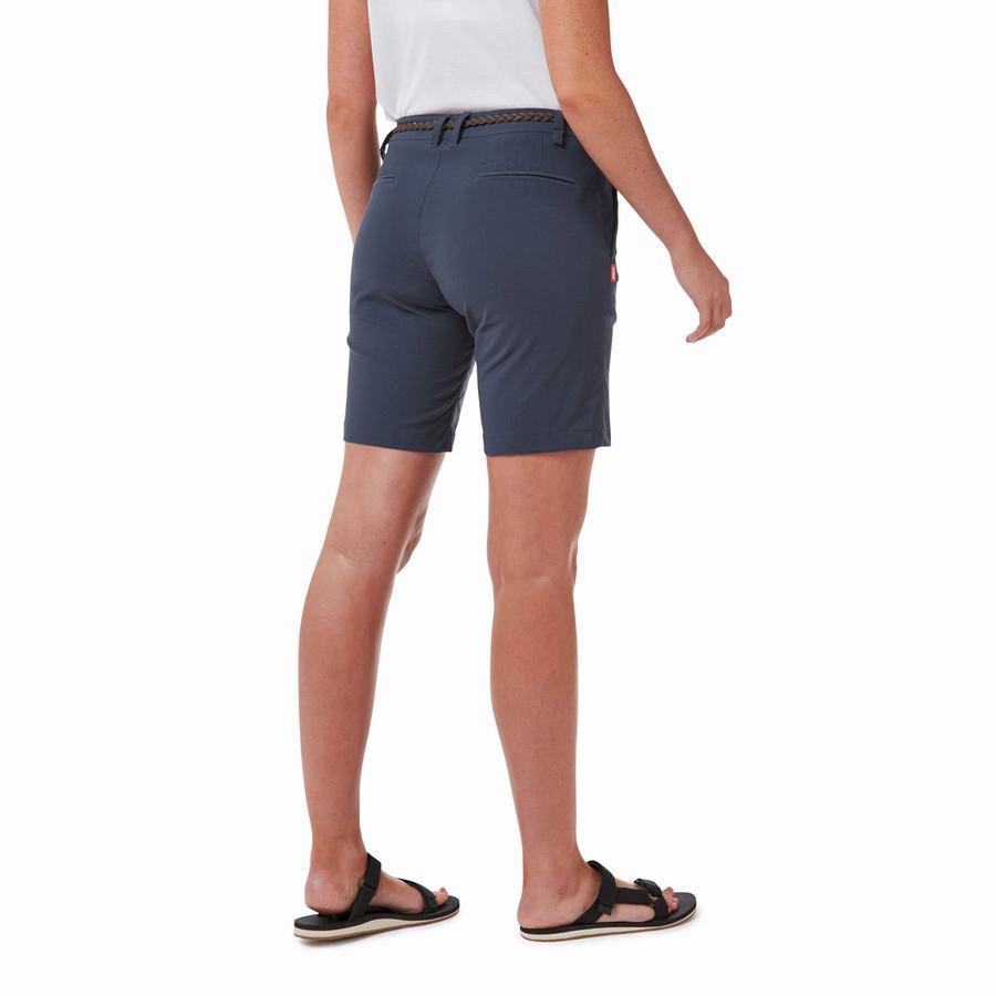 Navy Craghoppers Dynamic Women's Shorts | KCZ6311CY