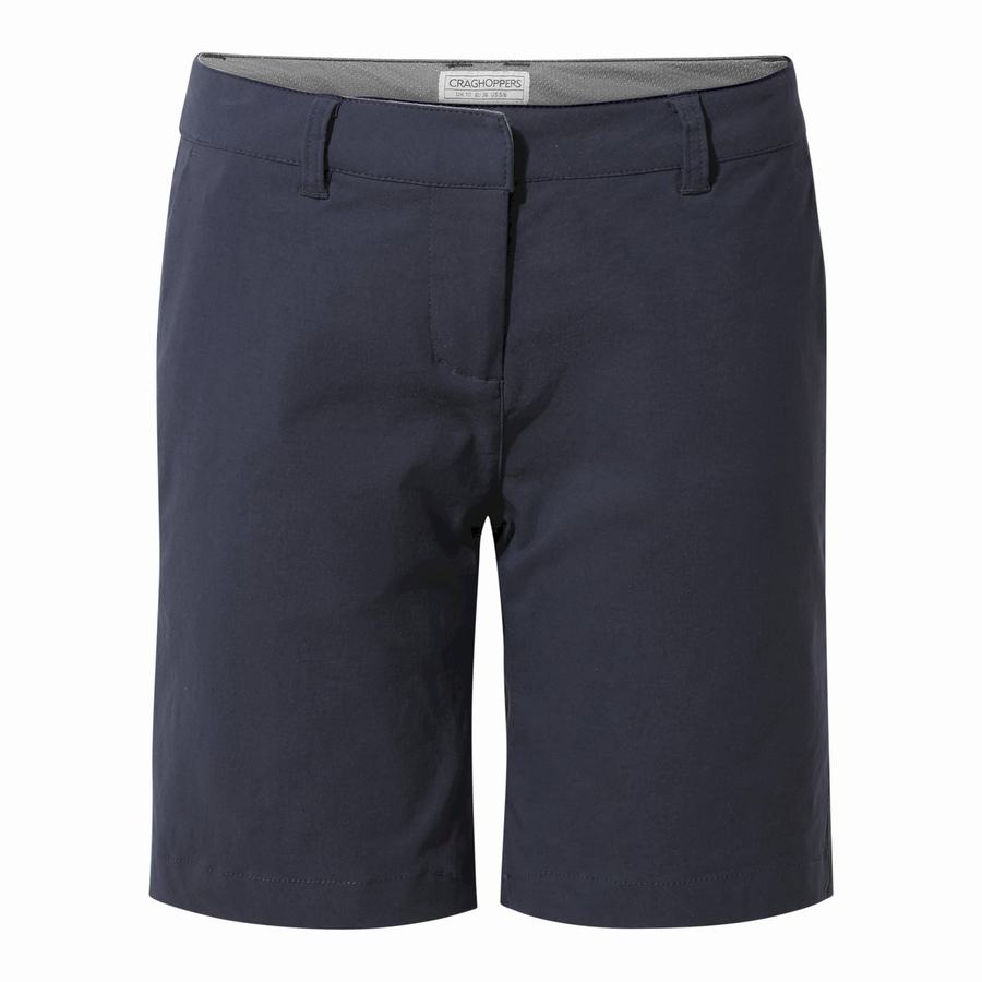 Navy Craghoppers Dynamic Women's Shorts | KCZ6311CY