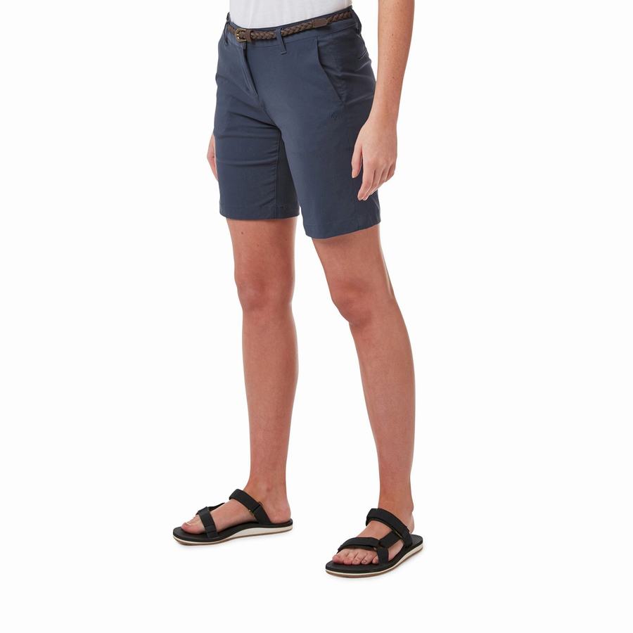 Navy Craghoppers Dynamic Women's Shorts | KCZ6311CY