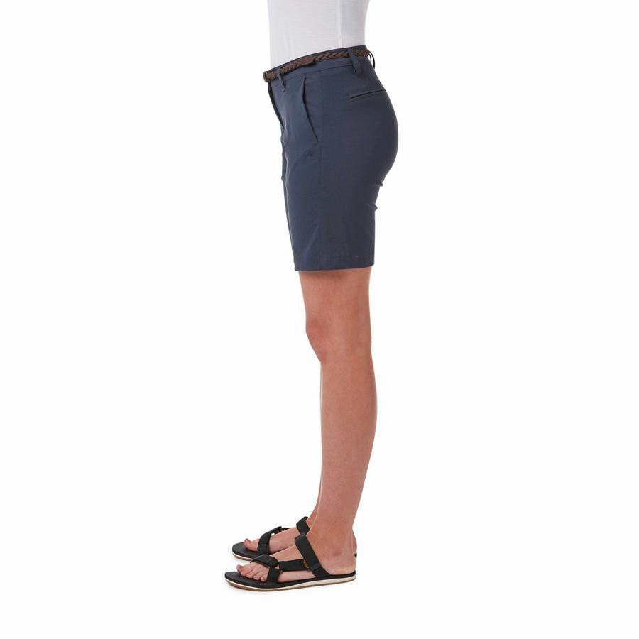 Navy Craghoppers Dynamic Women's Shorts | KCZ6311CY