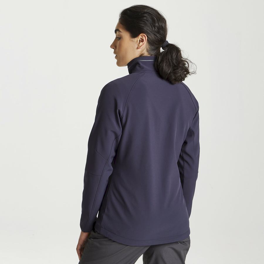 Navy Craghoppers Expert Basecamp Softshell Women's Jackets | SNM5523OG