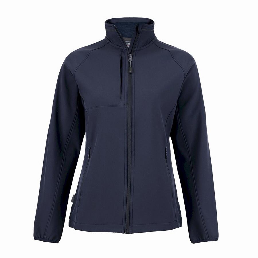 Navy Craghoppers Expert Basecamp Softshell Women's Jackets | SNM5523OG