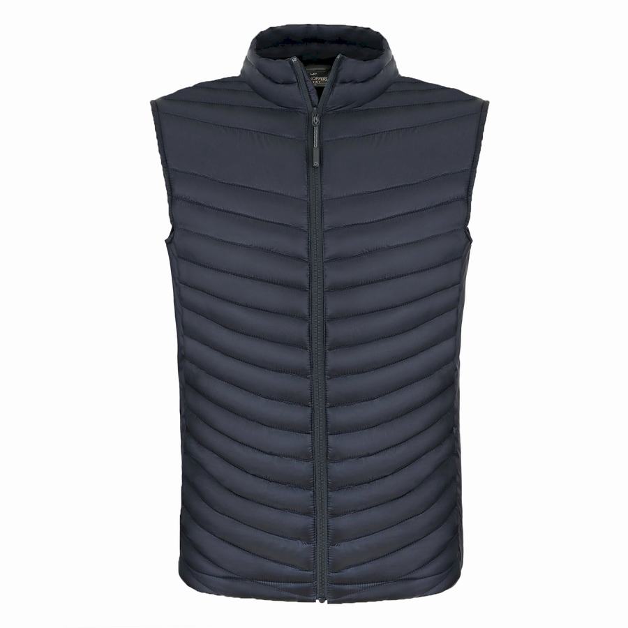 Navy Craghoppers Expert Expolite Thermal Vest Men's Gilets | WLQ425HZ