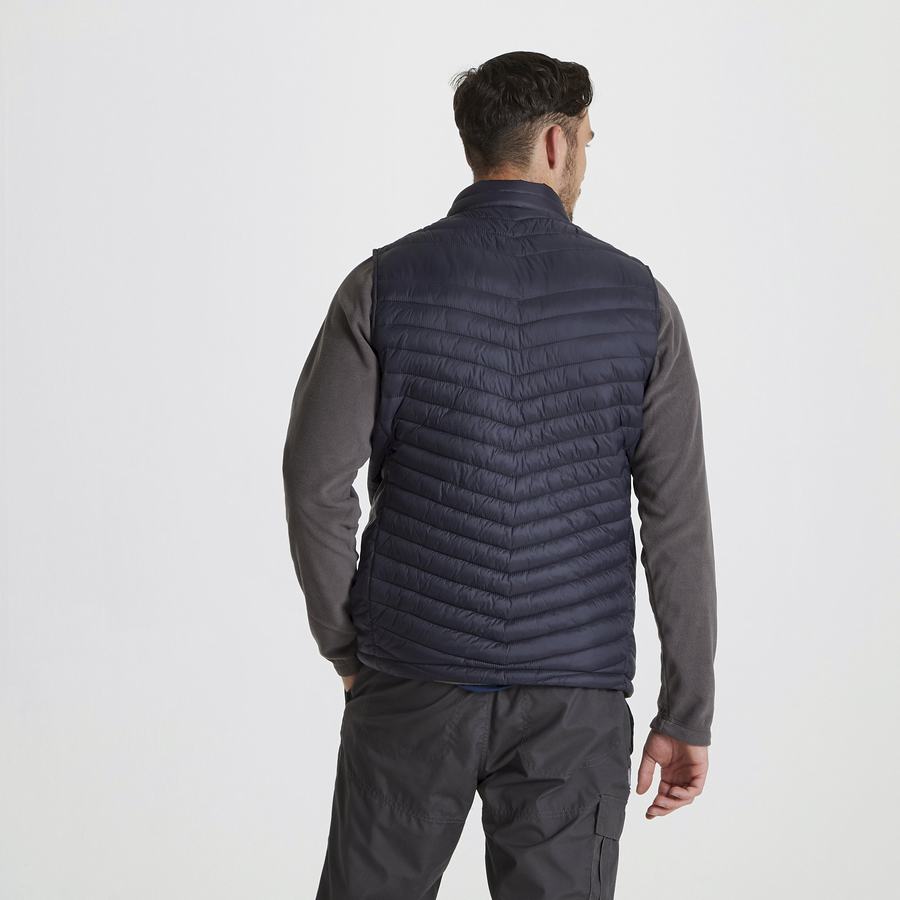 Navy Craghoppers Expert Expolite Thermal Vest Men's Gilets | WLQ425HZ