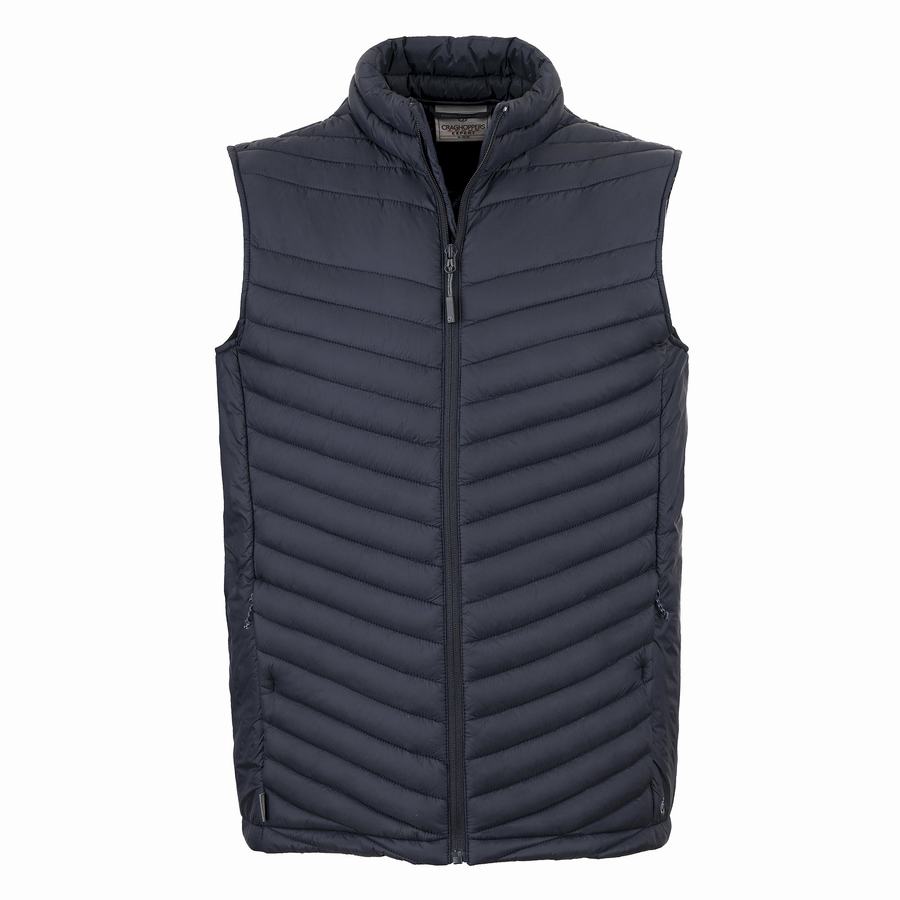 Navy Craghoppers Expert Expolite Thermal Vest Men\'s Gilets | WLQ425HZ