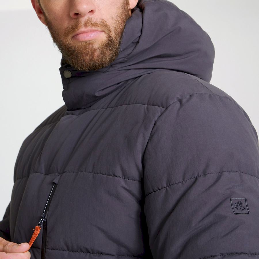 Navy Craghoppers Insulated Cromarty Men's Jackets | KIW7390VK