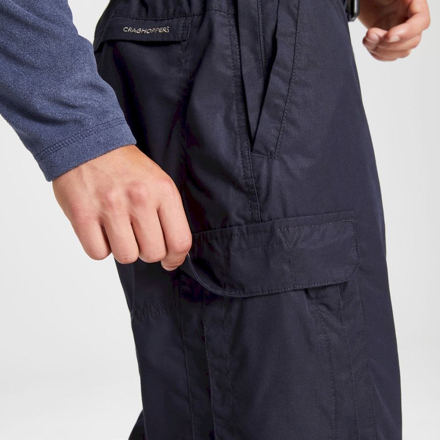 Navy Craghoppers Kiwi Classic Men's Trousers | KQJ9473OK