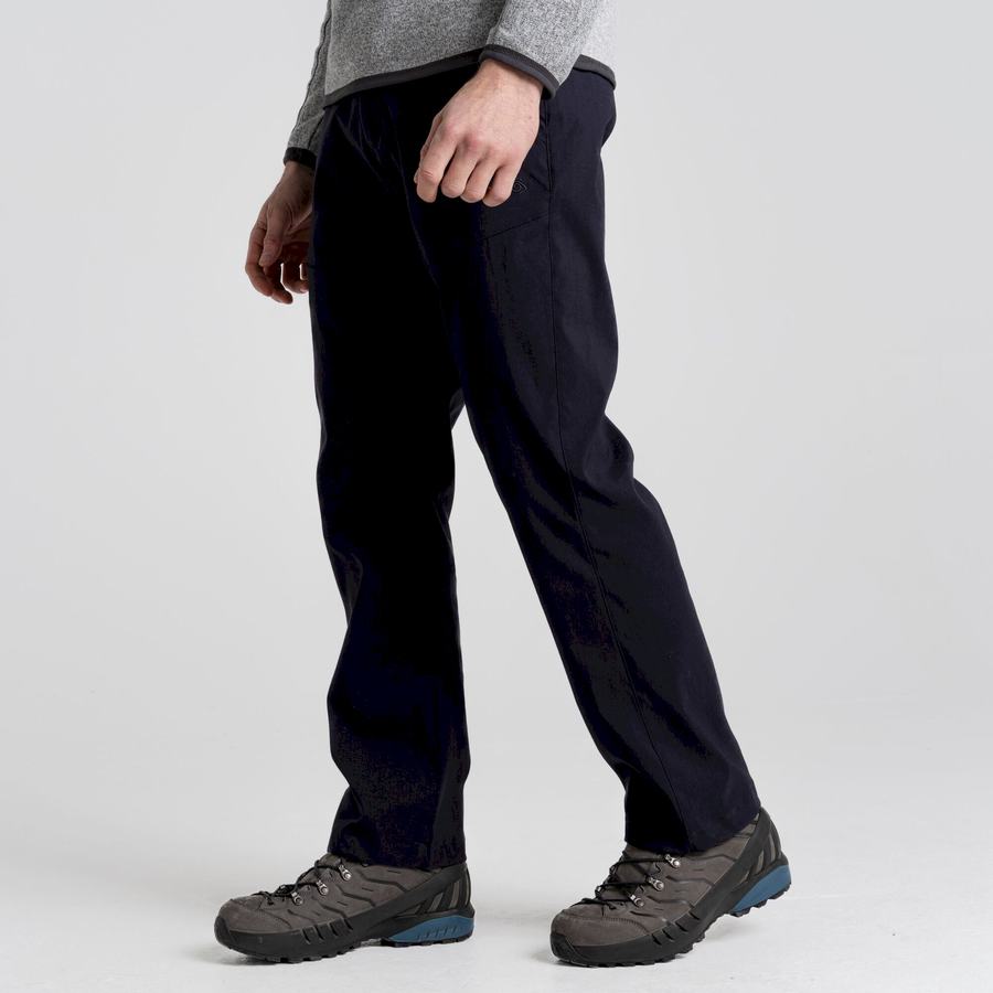 Navy Craghoppers Kiwi Pro II Men's Trousers | WBE182QV