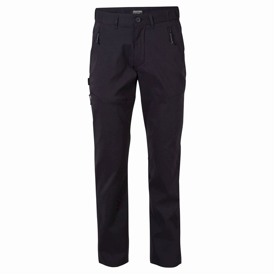 Navy Craghoppers Kiwi Pro II Men's Trousers | WBE182QV