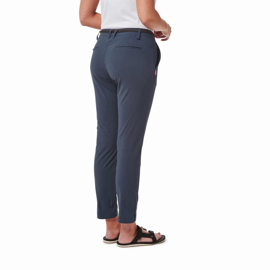 Navy Craghoppers NosiLife Briar Women's Trousers | WGG4539JW