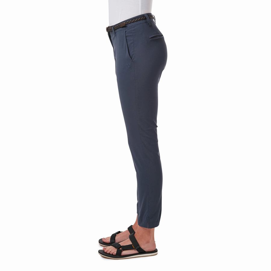 Navy Craghoppers NosiLife Briar Women's Trousers | WGG4539JW