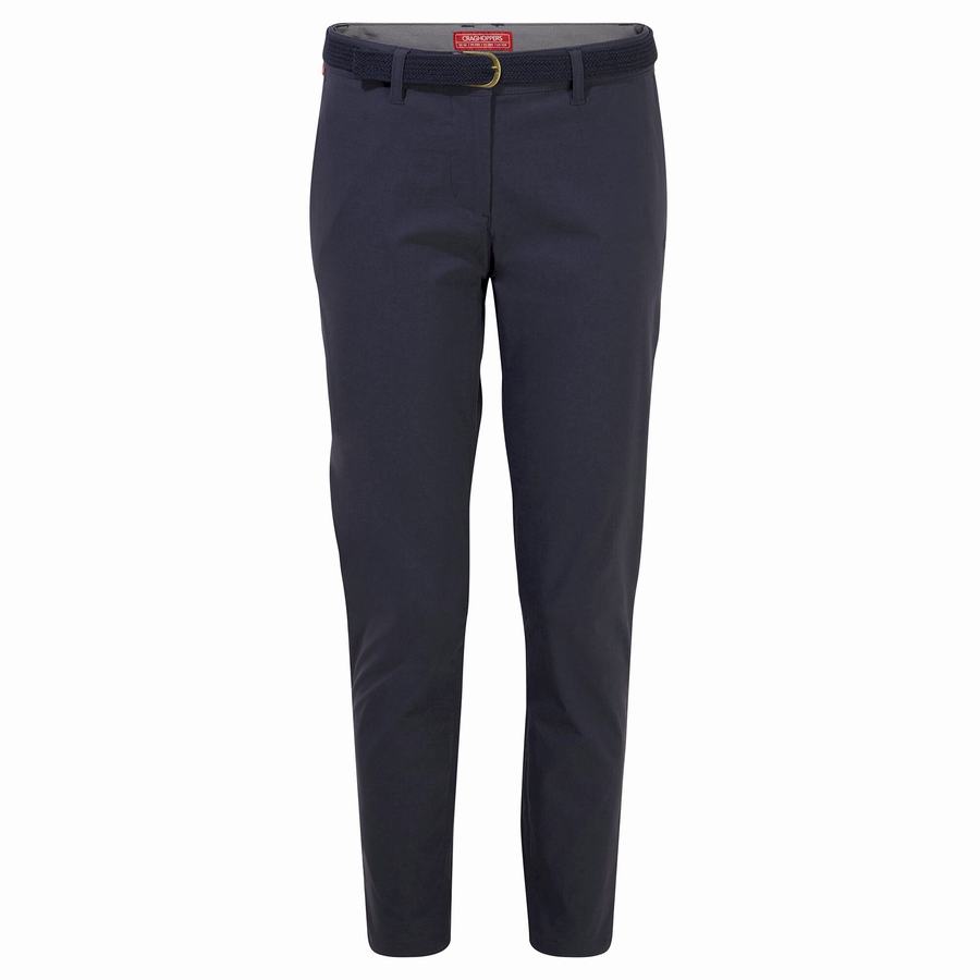 Navy Craghoppers NosiLife Briar Women's Trousers | WGG4539JW