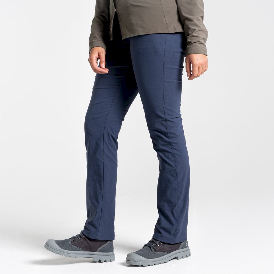 Navy Craghoppers NosiLife Clara II Women's Trousers | AAQ171QZ