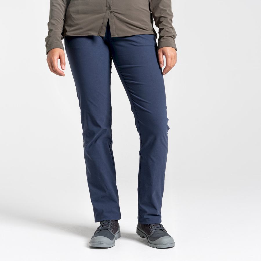 Navy Craghoppers NosiLife Clara II Women's Trousers | AAQ171QZ