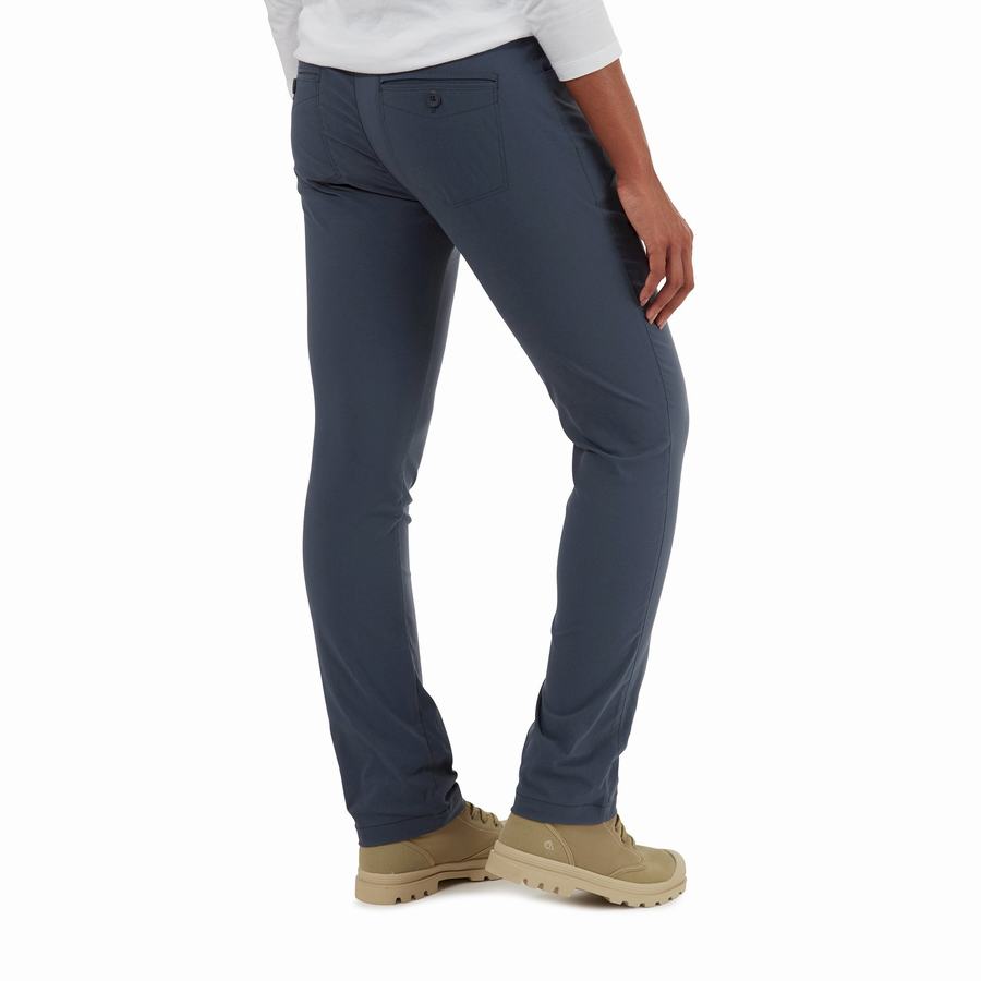 Navy Craghoppers NosiLife Clara II Women's Trousers | RSY990PP