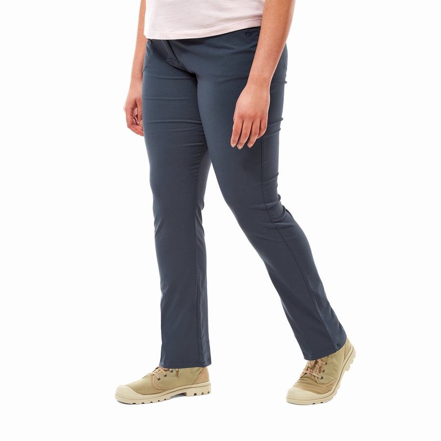 Navy Craghoppers NosiLife Clara II Women's Trousers | RSY990PP