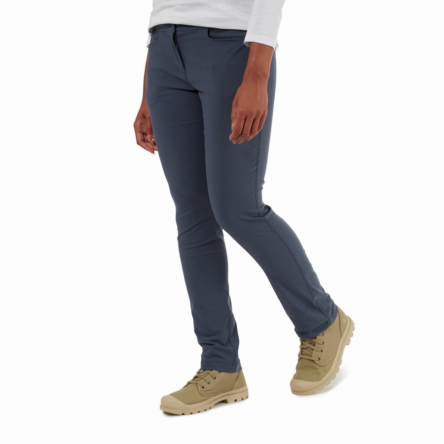 Navy Craghoppers NosiLife Clara II Women's Trousers | RSY990PP