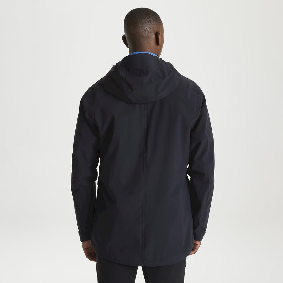 Navy Craghoppers Waterproof Lorton Men's Jackets | QTN2213UB