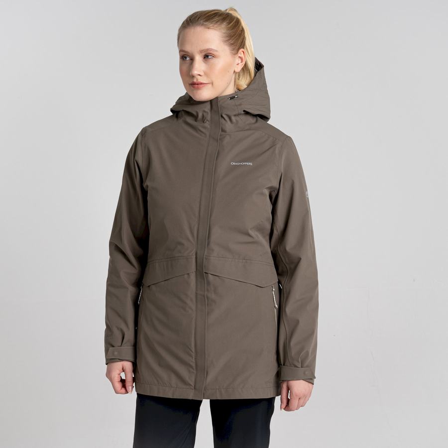 Olive Craghoppers Caldbeck Pro 3 in 1 Women's Jackets | NFV2253OK