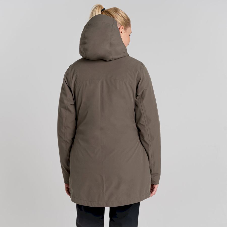 Olive Craghoppers Caldbeck Pro 3 in 1 Women's Jackets | NFV2253OK