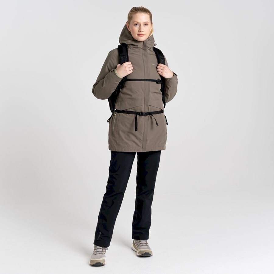 Olive Craghoppers Caldbeck Pro 3 in 1 Women's Jackets | NFV2253OK