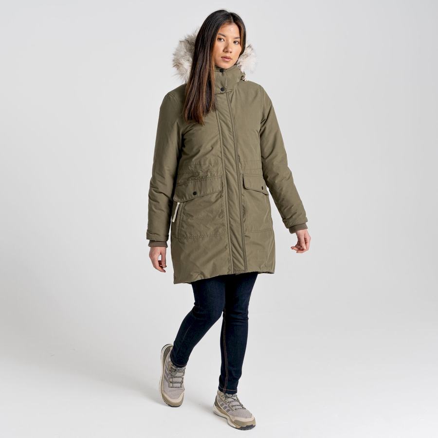 Olive Craghoppers Lundale Insulated Women's Jackets | BHJ3670NE