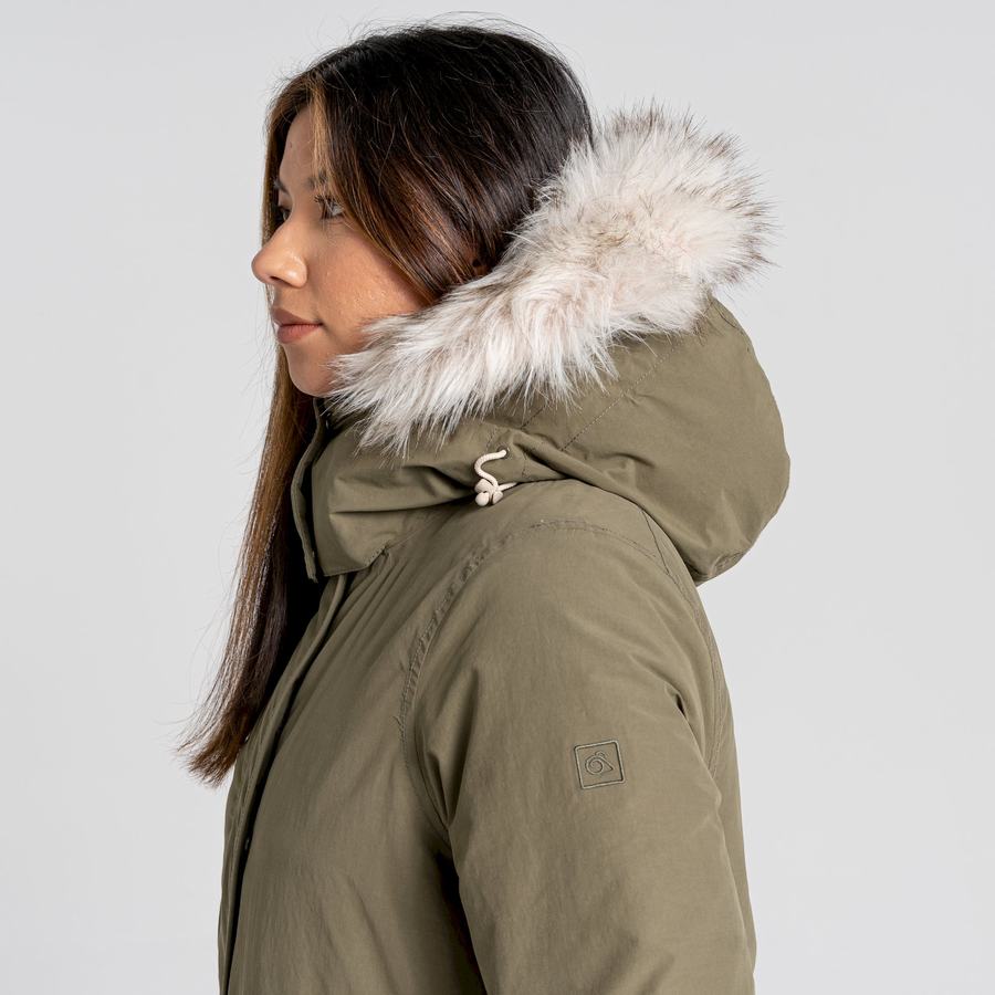 Olive Craghoppers Lundale Insulated Women's Jackets | BHJ3670NE