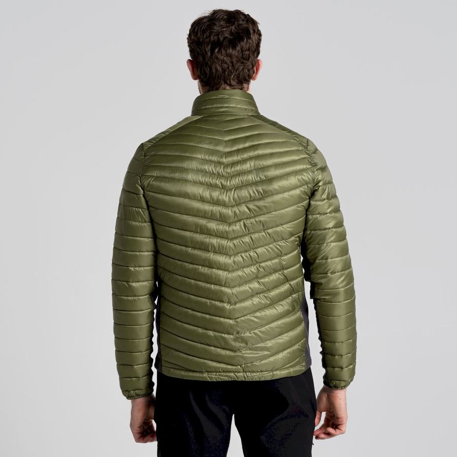 Olive Green Craghoppers ExpoLite Insulated Men's Jackets | RXI4149DK