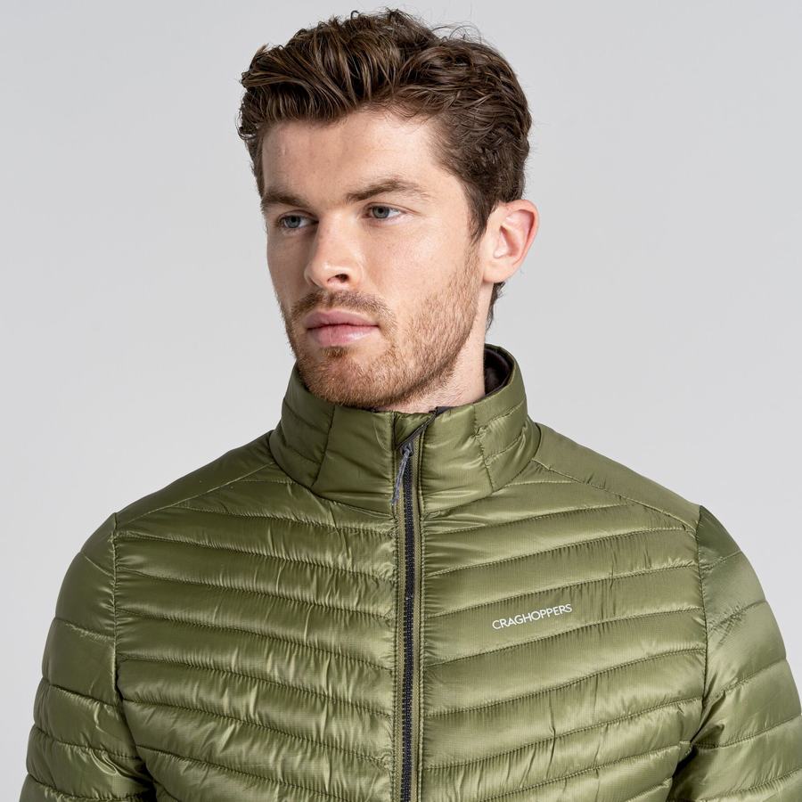 Olive Green Craghoppers ExpoLite Insulated Men's Jackets | RXI4149DK