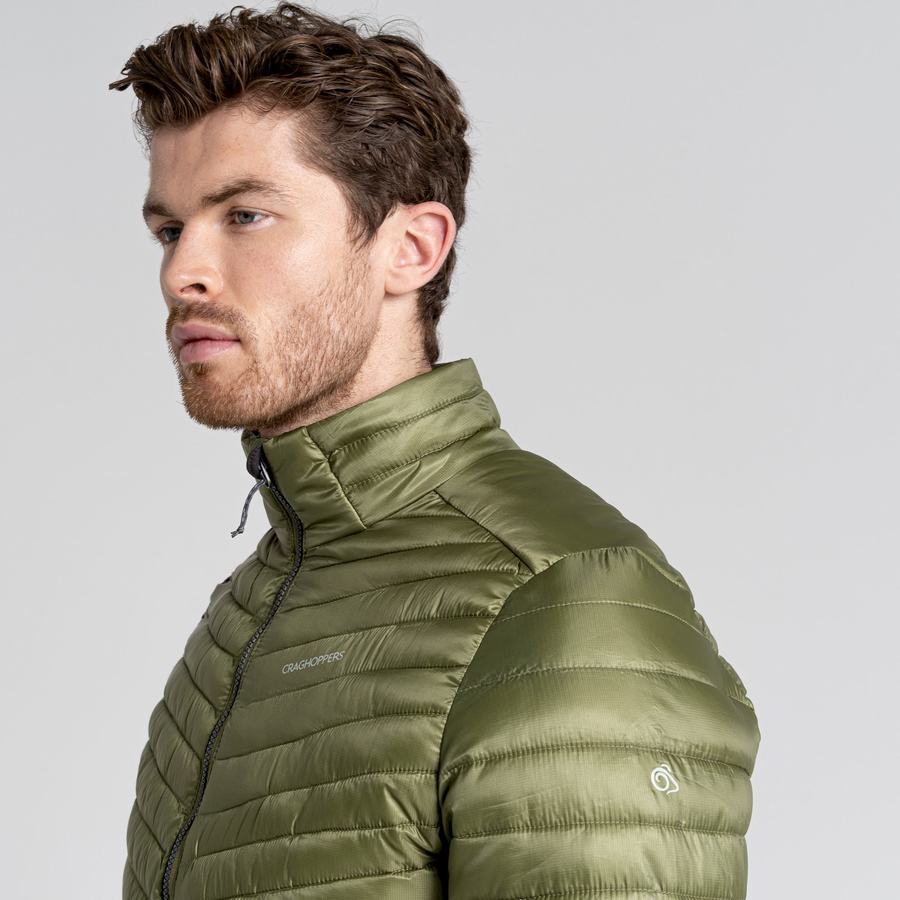 Olive Green Craghoppers ExpoLite Insulated Men's Jackets | RXI4149DK