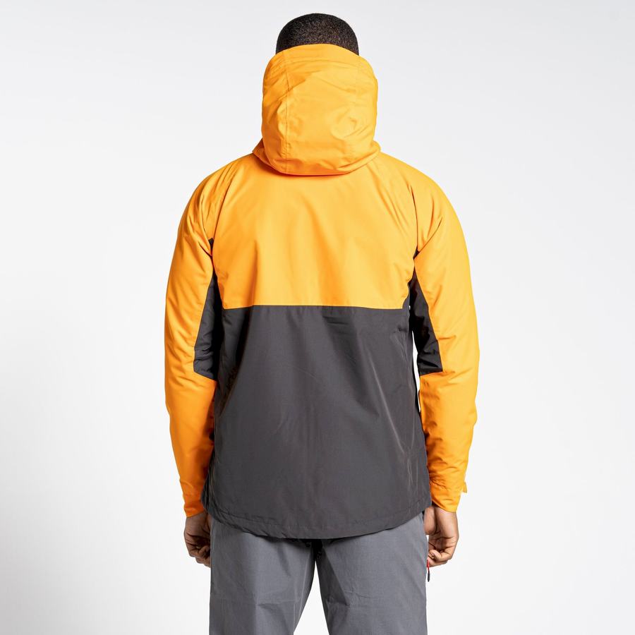 Orange Black Craghoppers Waterproof Atlas Men's Jackets | GQK1021JA