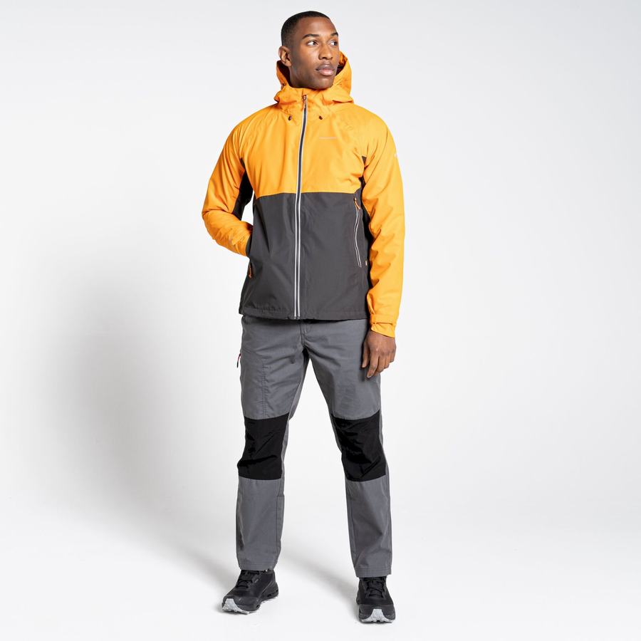 Orange Black Craghoppers Waterproof Atlas Men's Jackets | GQK1021JA