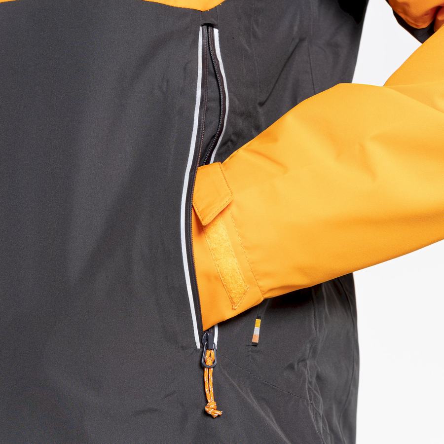 Orange Black Craghoppers Waterproof Atlas Men's Jackets | GQK1021JA