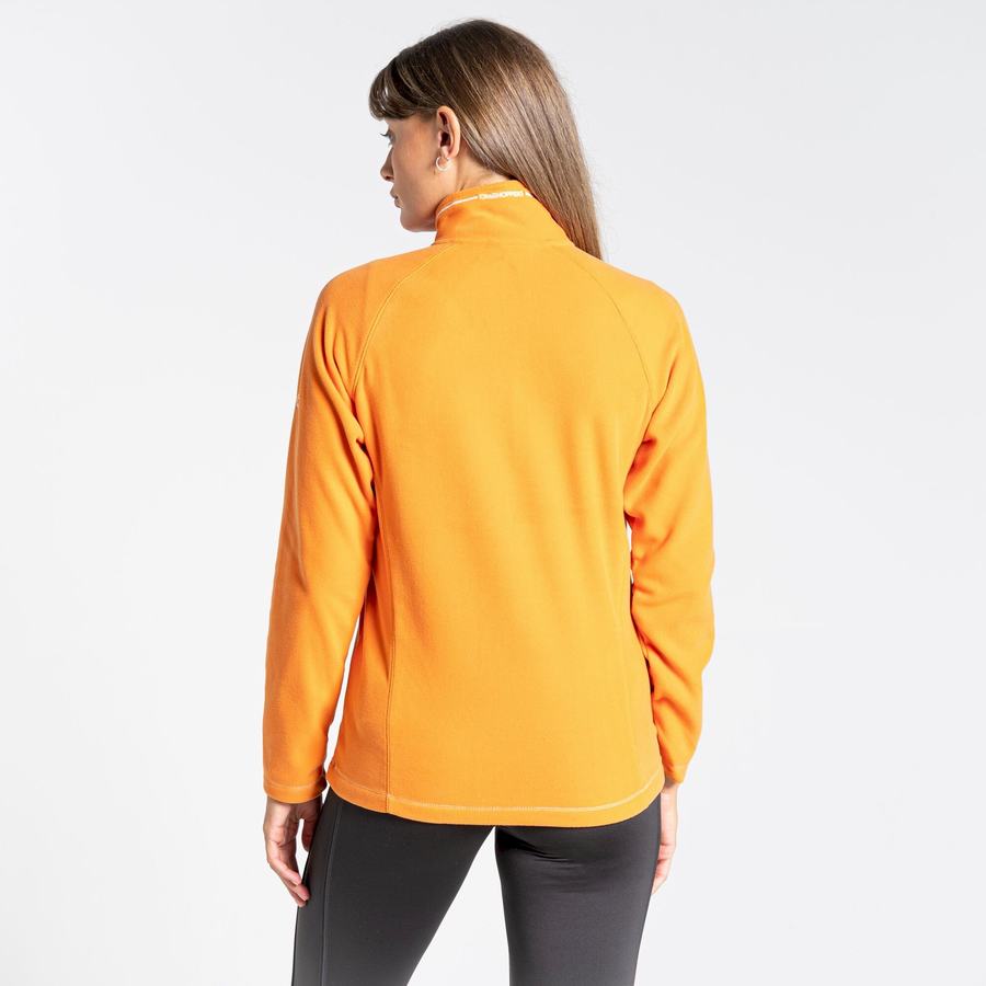 Orange Craghoppers Miska Half Zip Women's Sweaters | XKZ651KI