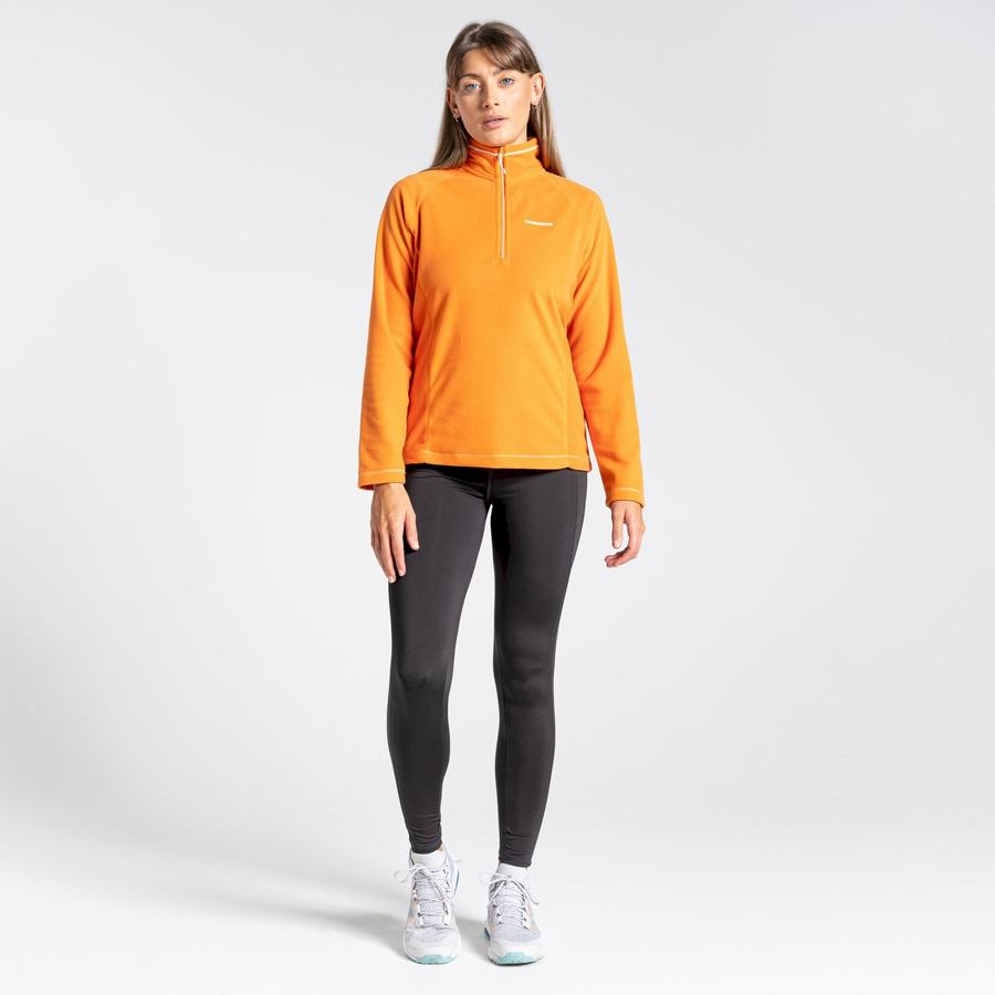 Orange Craghoppers Miska Half Zip Women's Sweaters | XKZ651KI