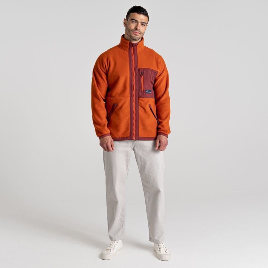 Orange Craghoppers Spindle Men's Sweaters | YUK591JC